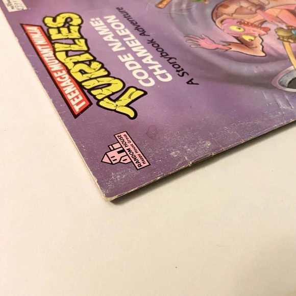 Vintage 1991 TMNT Ninja Turtles Code Name Chameleon A Storybook Adventure - Picture 6 of 13
